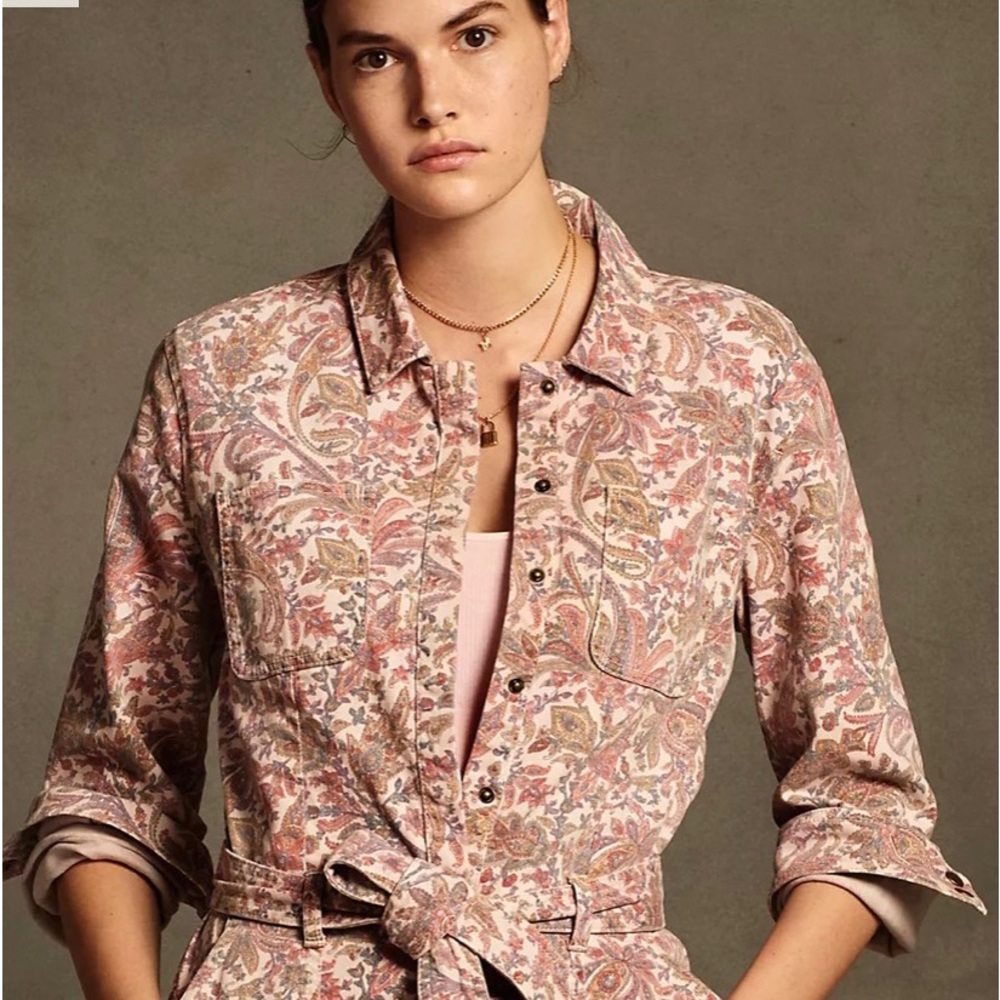 Paisley Utility Jumpsuit